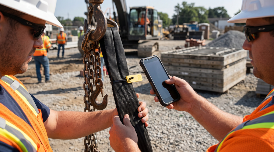 NFC-tagged slings & rigging